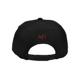 Triangle Blood Drops Embroidered Snapback (Black/Red)