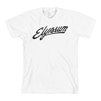 Elysium Script T-Shirt (White)