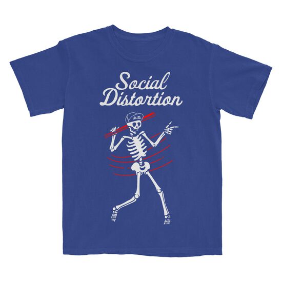 Skelly At Bat T-Shirt (Royal) Skelly At Bat T-Shirt (Royal)