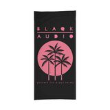 Black Palms Beach Towel